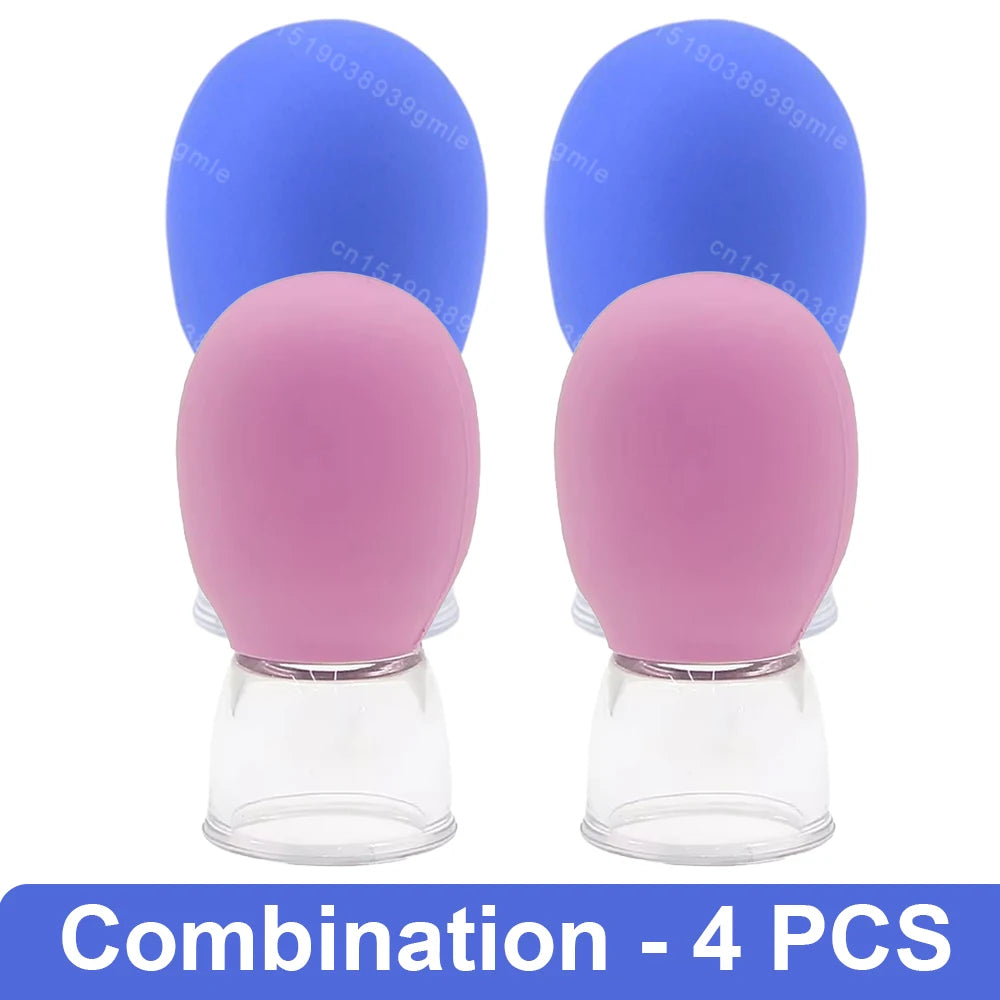 Professional Silicone Suction Cup for Facial and Body Massage – 360° Rejuvenation with Vacuum and Steam Technology