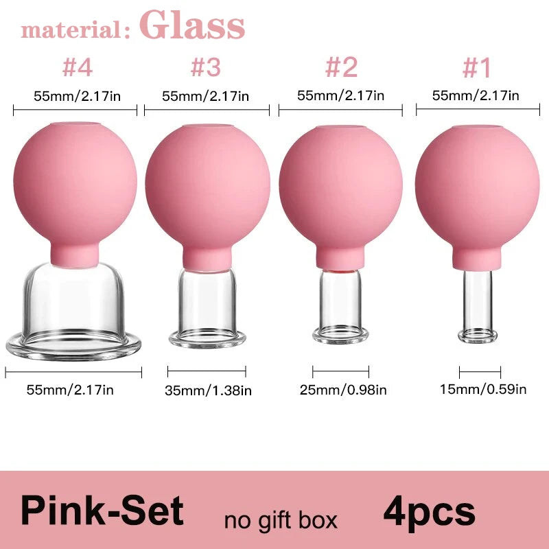 ✨ Rubber Cupping Facial Massager – Instant Lifting and Anti-Wrinkle Treatment ✨