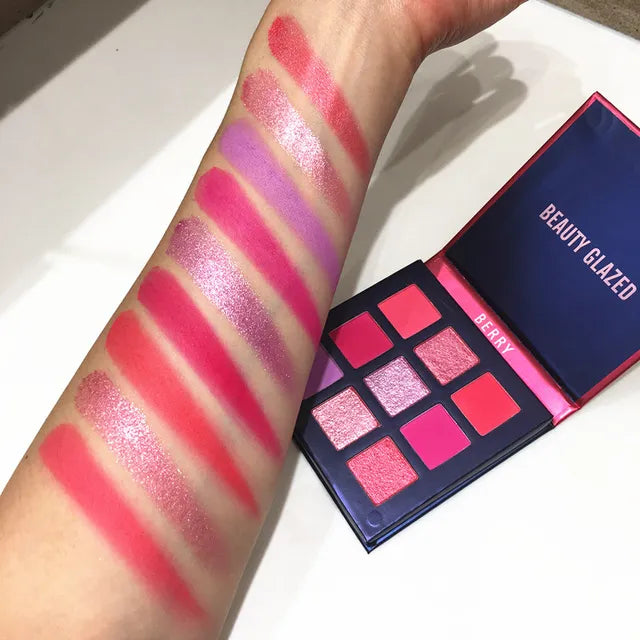 Eyeshadow Palette 9 Color Shimmer Matte Longlasting Waterproof.