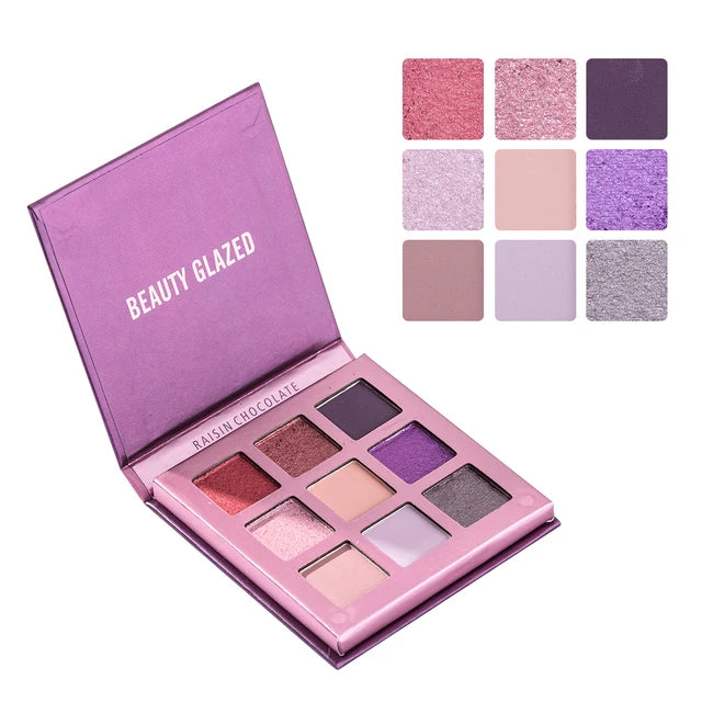 Eyeshadow Palette 9 Color Shimmer Matte Longlasting Waterproof.