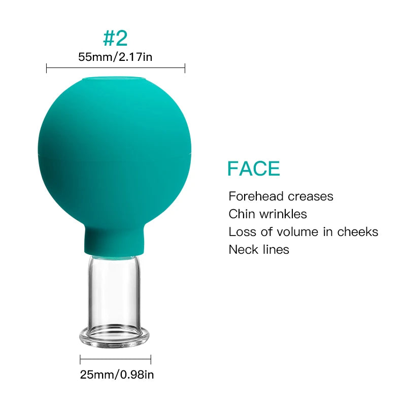 ✨ Rubber Cupping Facial Massager – Instant Lifting and Anti-Wrinkle Treatment ✨