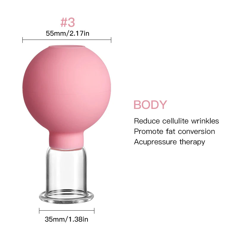 ✨ Rubber Cupping Facial Massager – Instant Lifting and Anti-Wrinkle Treatment ✨