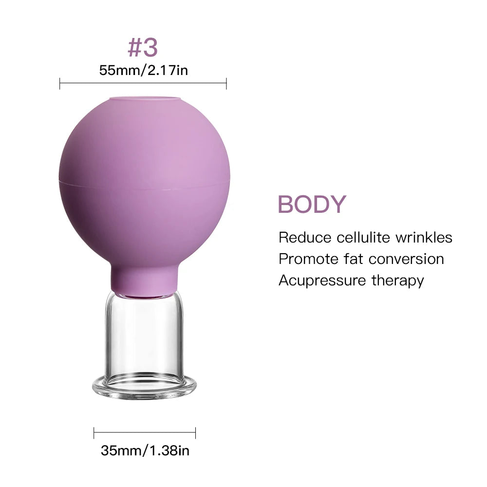 ✨ Rubber Cupping Facial Massager – Instant Lifting and Anti-Wrinkle Treatment ✨