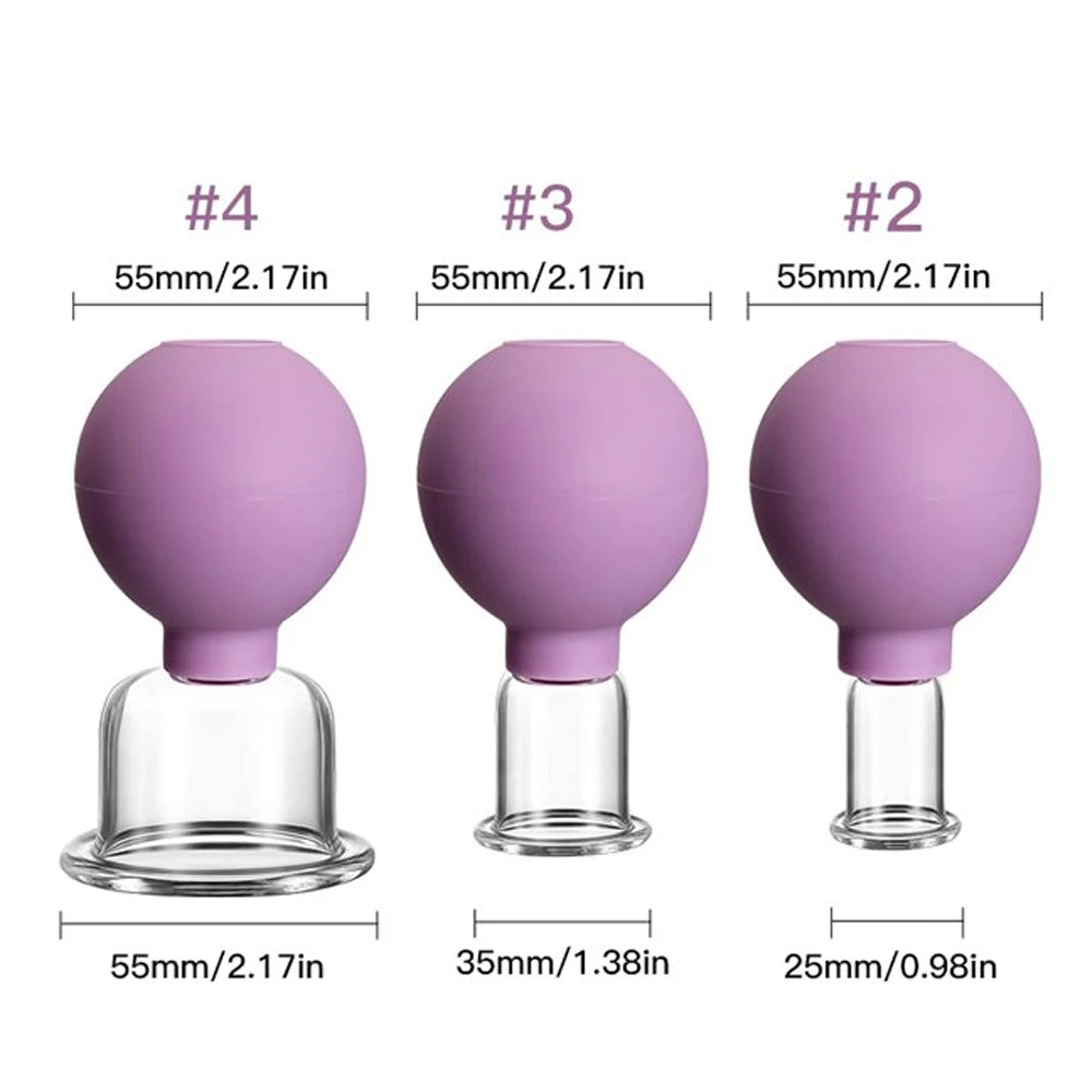 ✨ Rubber Cupping Facial Massager – Instant Lifting and Anti-Wrinkle Treatment ✨