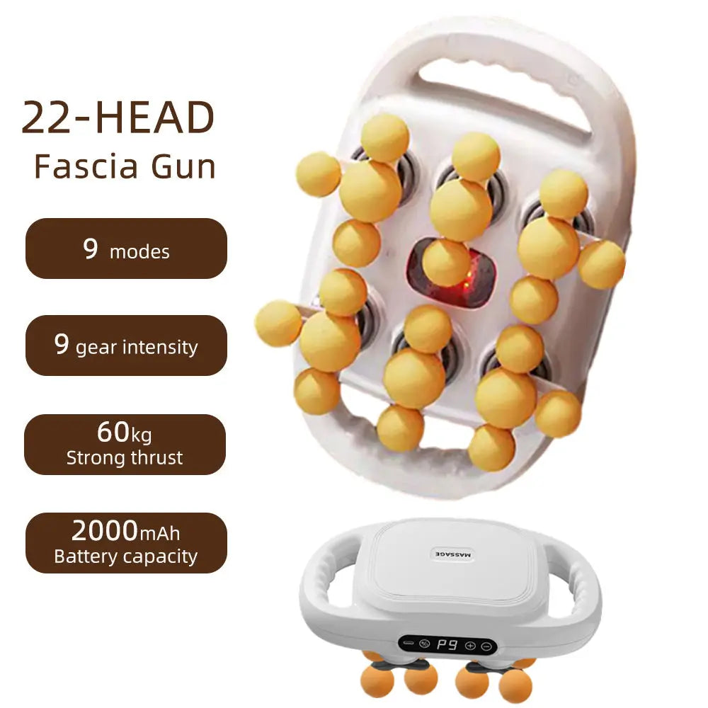 🏋️ High Frequency Body Massage Gun – 22, 24, 28, or 30 Head Options ✅ Deep, Professional Massage at Home