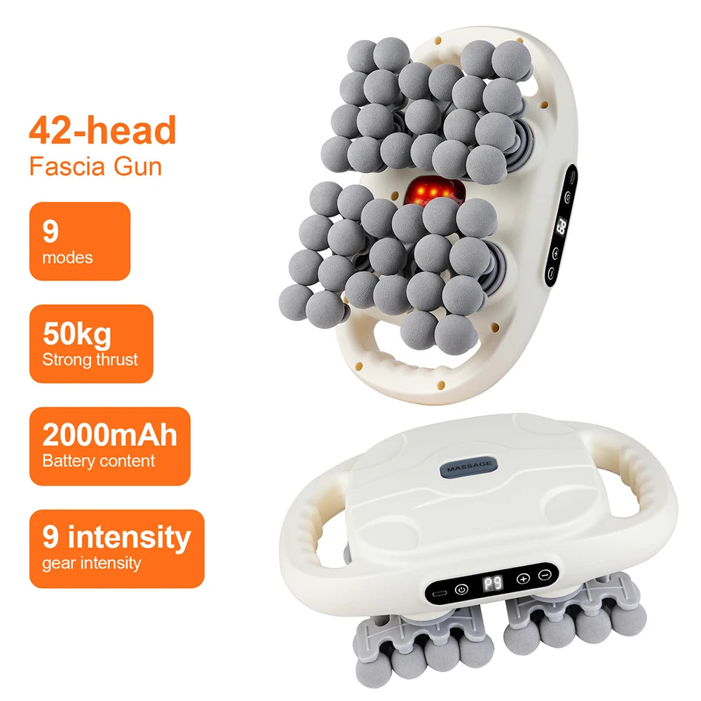 Fascia Gun with 42 Heads – High-Frequency Vibration