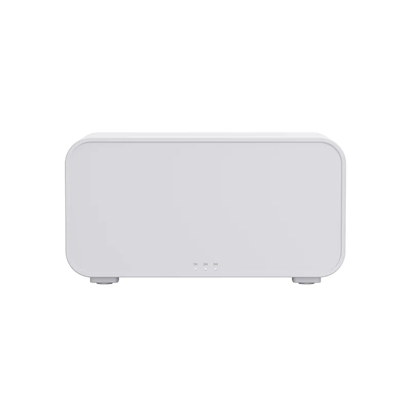 Humidificador de aire con aroma, difusor de aceites esenciales, minidifusor de fragancias automático con llama, humidificador para el hogar con luz LED