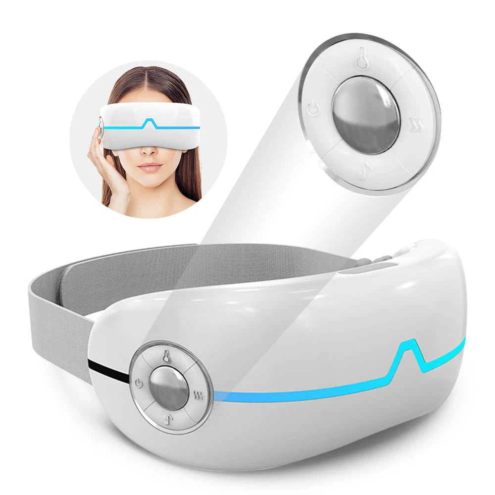 Multi-effect Smart Steam Eye Mask, 3D Electric Eye Care Massager with Heat Compression.