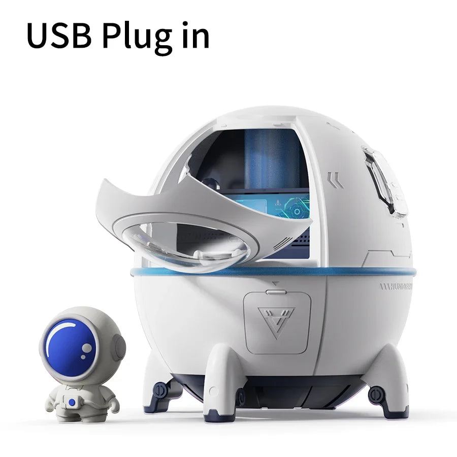 Humidificador de aire Space Capsule: innovación y comodidad con un diseño futurista