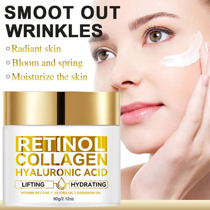 Anti-Aging Facial Cream with Retinol and Collagen | 30g and 60g Formats | All Skin Types