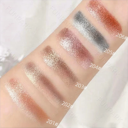 Two-Tone Shimmer Eyeshadow Stick – Dual-Shade Gradient, Creamy & Long-Lasting, 6 Shades