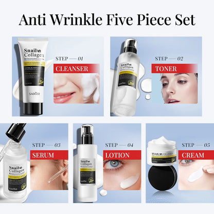 5-in-1 Facial Care Set with Snail Collagen