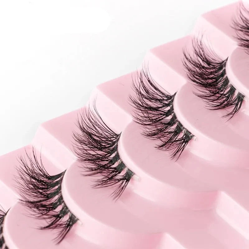 Half Fake Eyelashes 5/10 Half Lashes Soft Natural Cat Eye Lashes NP