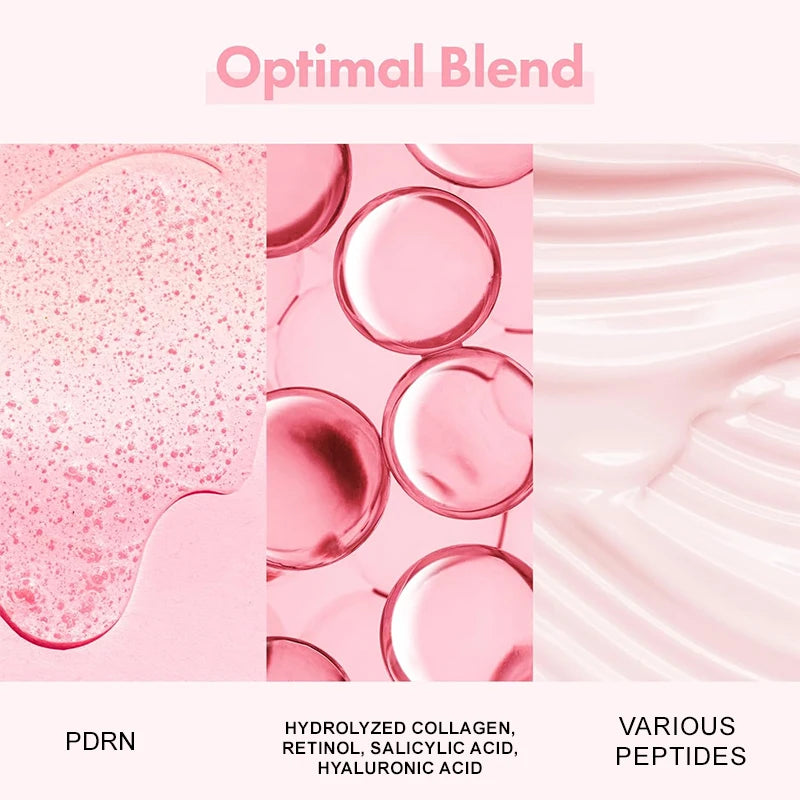 Pink Glow Salmon PDRN Collagen Peptide Serum 30ml | Brightening, Firming &amp; Deep Hydration