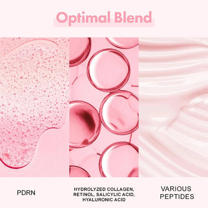 Pink Glow Salmon PDRN Collagen Peptide Serum 30ml | Brightening, Firming &amp; Deep Hydration