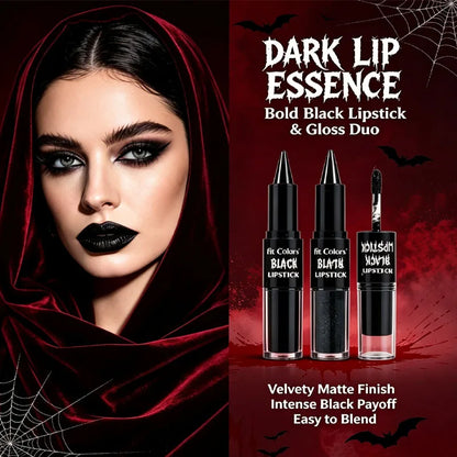 Black lip gloss and lip liner set by RAVEN KRONE, detail 7
