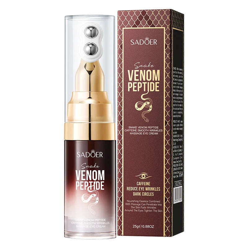 Snake venom-inspired caffeine eye serum by RAVEN KRONE, detail 2