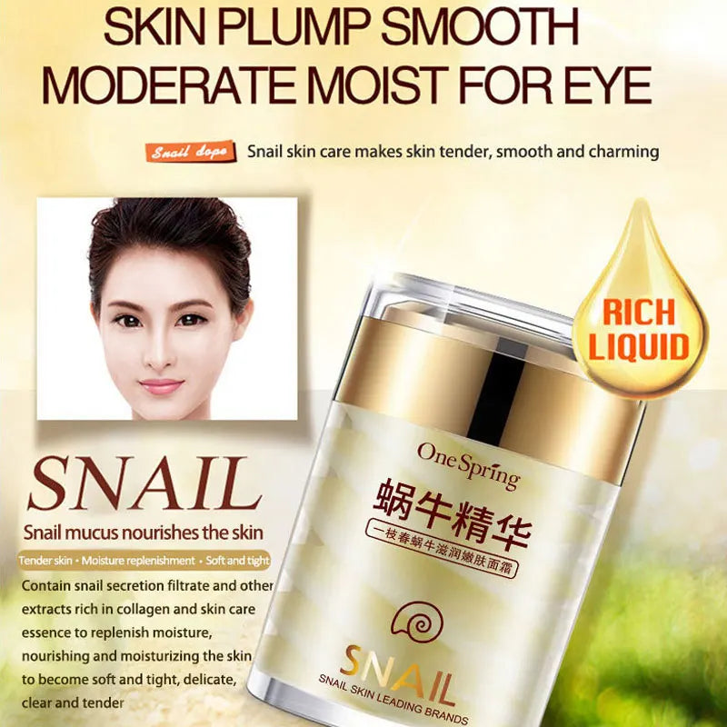 Snail Collagen Facial & Eye Care Pack with Massage Roller Serum - 2 Pieces