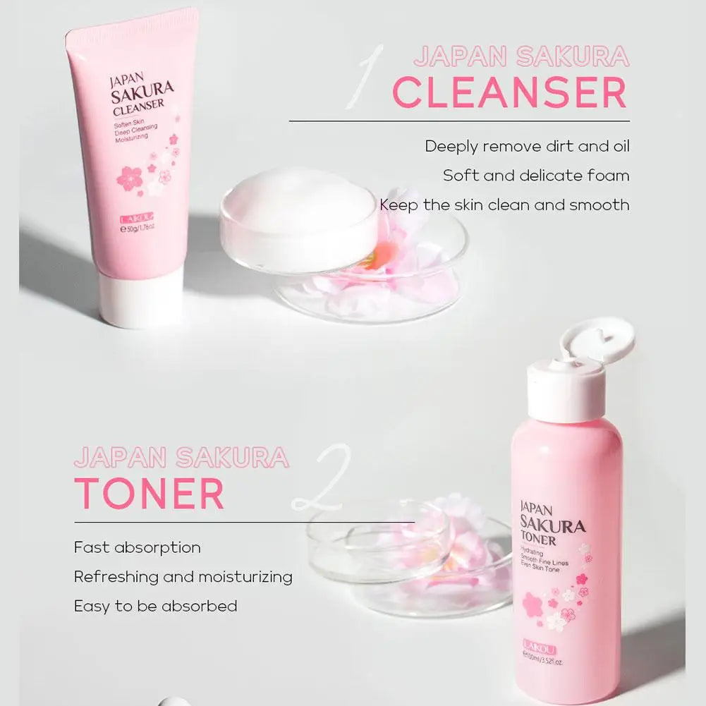 Japan Sakura Skincare Set - 6 Pieces