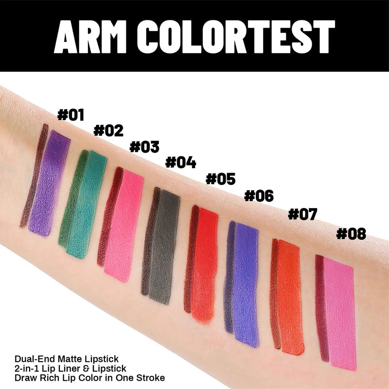2-in-1 ombré lipstick and lip liner by RAVEN KRONE, detail 5