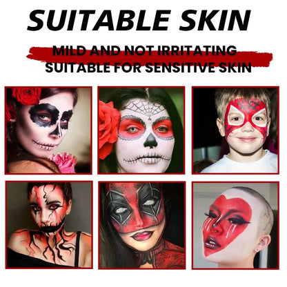 5 Colors Face &Body Paint, Non-Toxic.