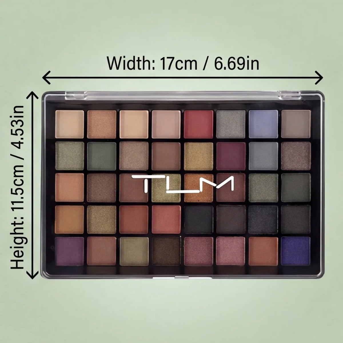 40-colour eyeshadow palette by RAVEN KRONE, detail 2