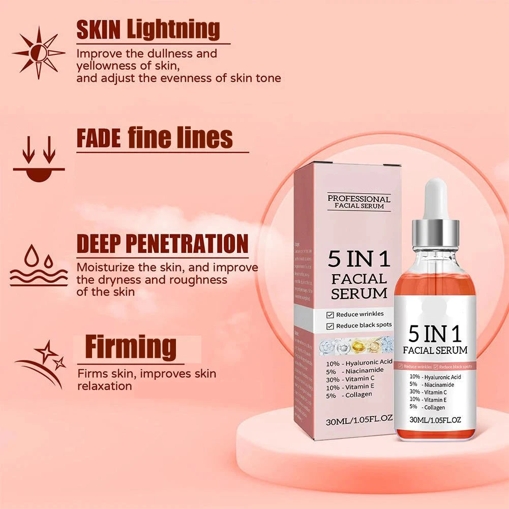 High quality 5 in 1 facial firming serum