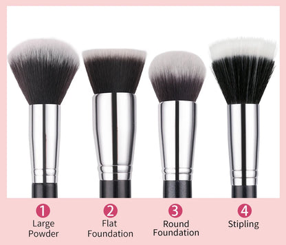 Black Makeup brushes set Professional Premium