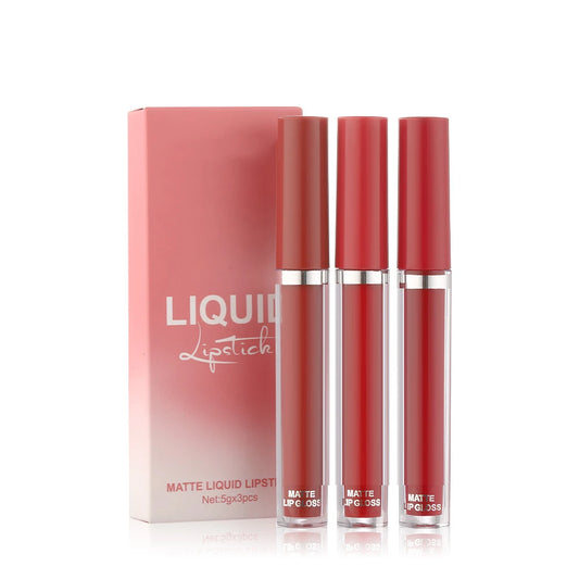 Matte Lip Gloss Set Waterproof