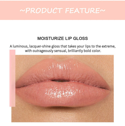 Lip Gloss Waterproof Long Lasting Moisturizing