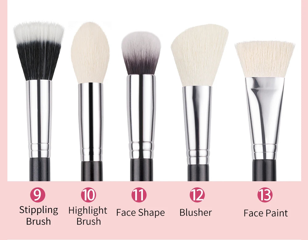 Black Makeup brushes set Professional Premium