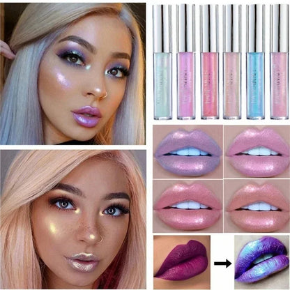 Mermaid glitter lip gloss tint by RAVEN KRONE, detail 7