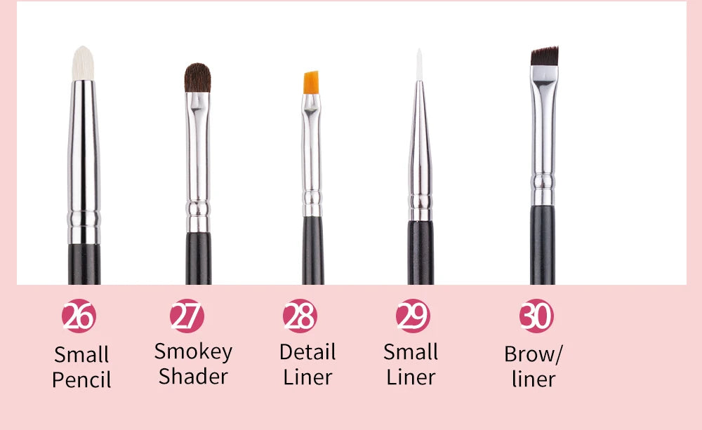 Black Makeup brushes set Professional Premium