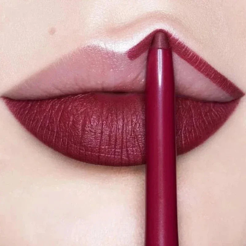 Delineador de labios mate resistente al agua - 12 colores