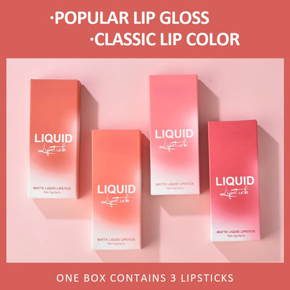 Matte Lip Gloss Set Waterproof