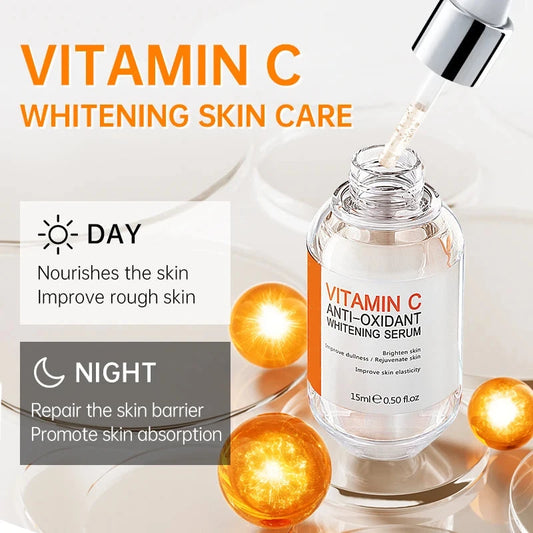 Suero facial antiarrugas con vitamina C y niacinamida para día y noche 15 ml