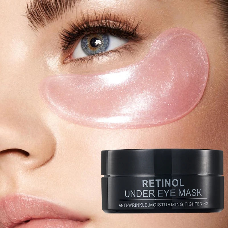 Parches de retinol con ácido hialurónico para el contorno de ojos - Mascarilla hidratante para ojos