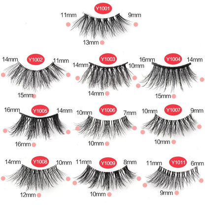 Half Fake Eyelashes 5/10 Half Lashes Soft Natural Cat Eye Lashes NP