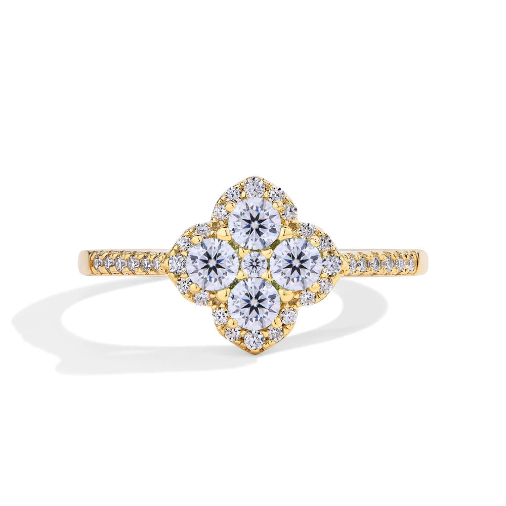 Luxury Moissanite Ring – D Color VVS1 | 925 Sterling Silver