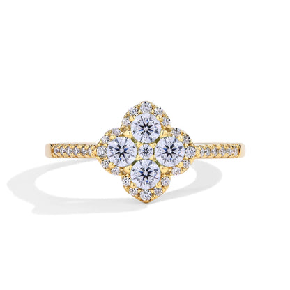 Luxury Moissanite Ring – D Color VVS1 | 925 Sterling Silver
