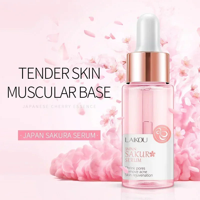 Suero japonés Sakura Essence Balance Grease Antienvejecimiento Ácido hialurónico Blanqueador puro Rejuvenecimiento Cuidado de la piel Suero facial