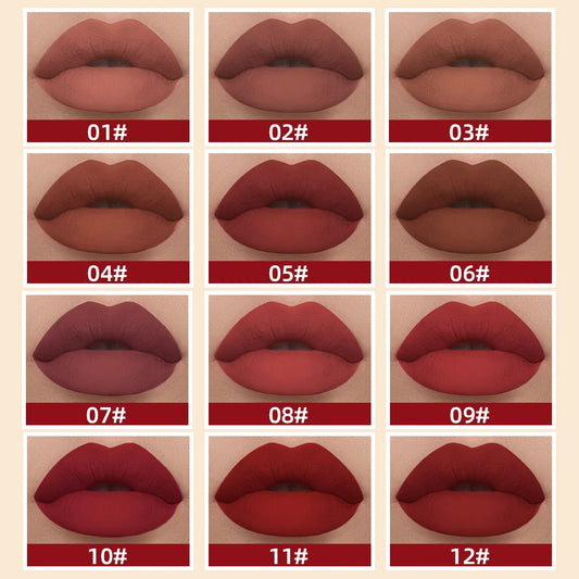 Long-Lasting Velvet Matte Liquid Lipstick