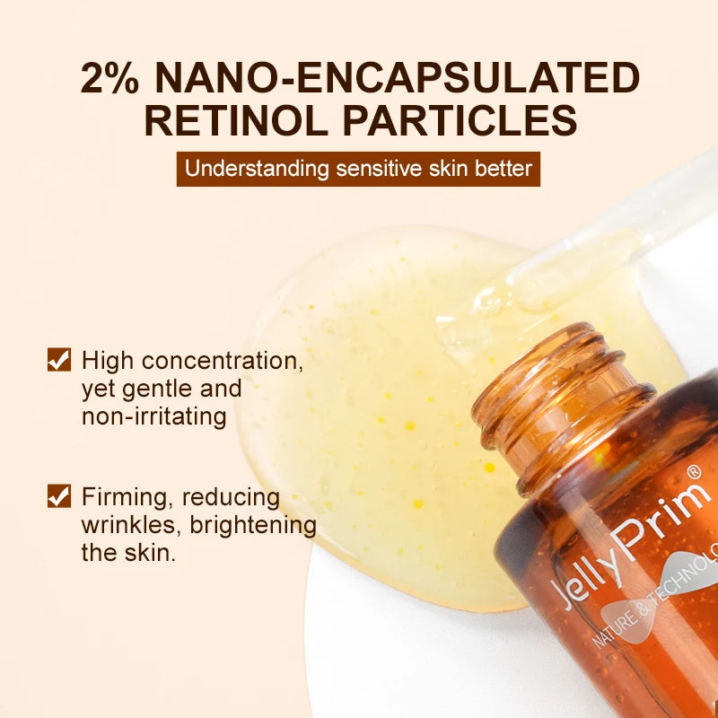 Retinol Wrinkle Serum for Face Collagen Anti Aging Lines Firming Facial Moisturizing Smooth Lifting Serum Skin Care