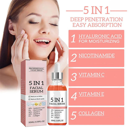 High quality 5 in 1 facial firming serum