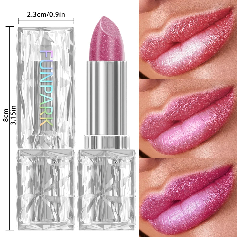 Sparkling metallic glitter lipstick by RAVEN KRONE, detail 3