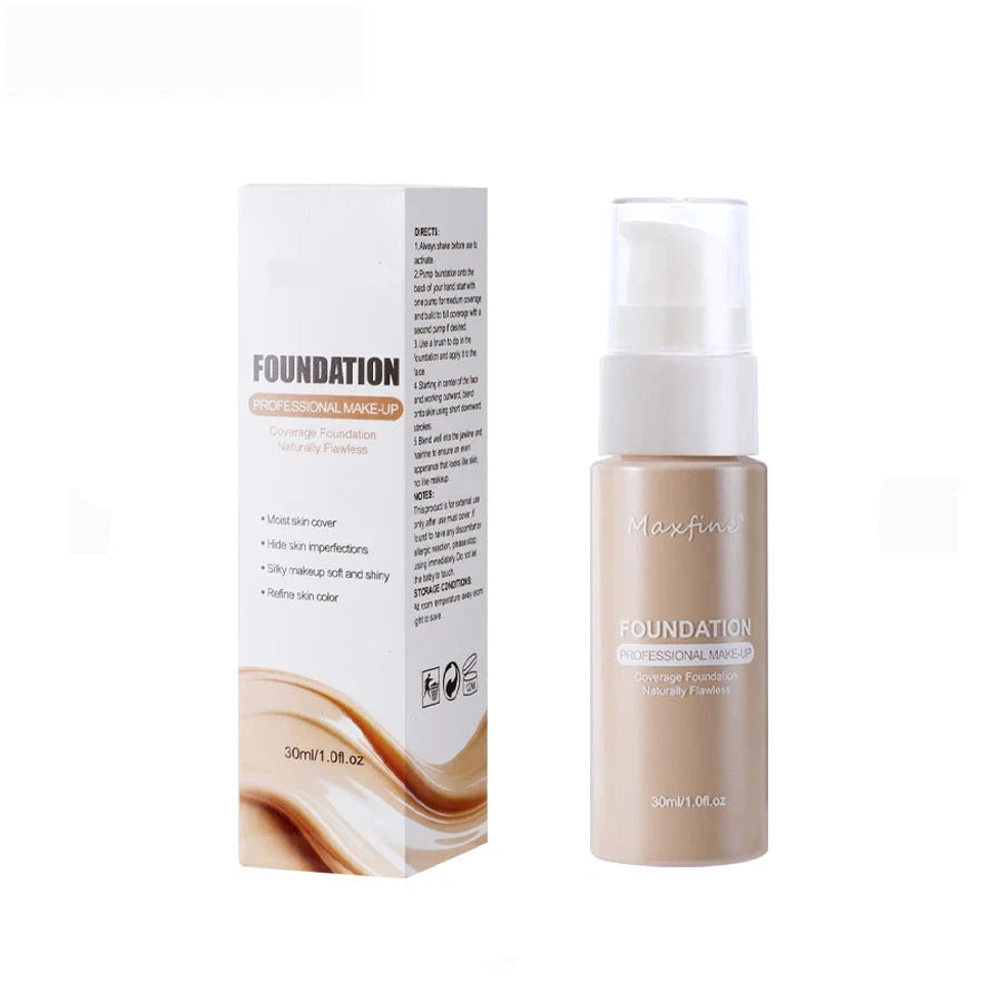 Liquid Foundation Effective Concealer Waterproof Sweat-resistant.