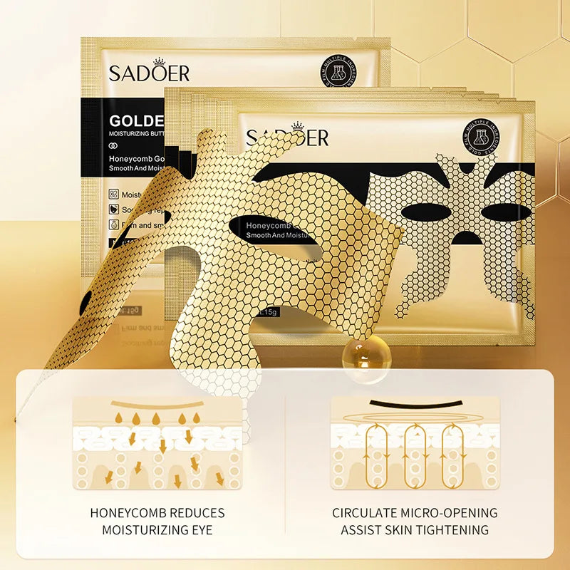 Peptide gold collagen eye patches by RAVEN KRONE, detail 4