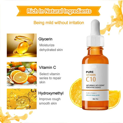 Vitamin C & Niacinamide Wrinkle-Removing Facial Serum 30ml