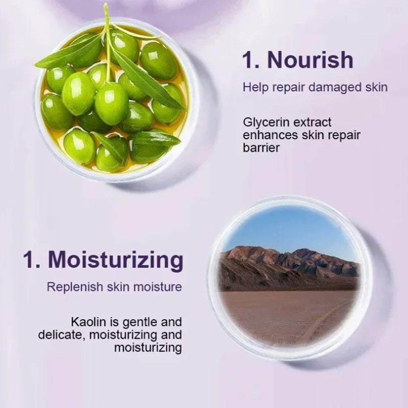 Solid Cleansing Masks: Green Tea and Eggplant