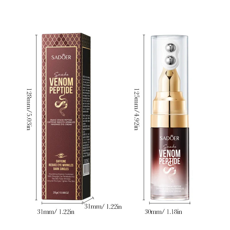 Snake venom-inspired caffeine eye serum by RAVEN KRONE, detail 4